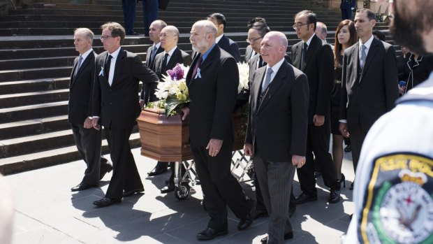 Funeral service for NSW Police employee Curtis Cheng, murdered outside Police Headquarters in Parramatta.