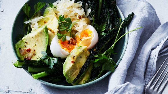 Scott Gooding's green breakfast bowl.