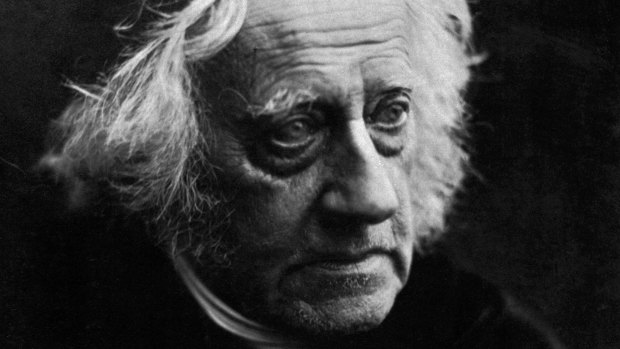 Cameron's photo of Sir John Herschel captured the intensity of the eccentric Victorian scientist. 
