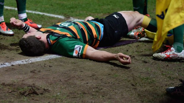 Season in jeopardy: George North has not played since being knocked out in March.