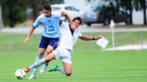 Sydney FC Youth player George Timetheou started at Belconnen United.