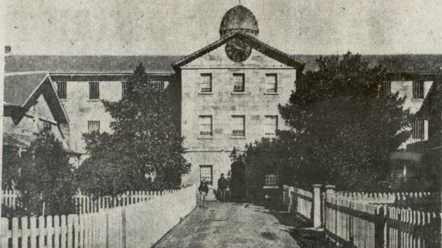 The Female Factory, pictured in about 1938, was built to house female convicts.