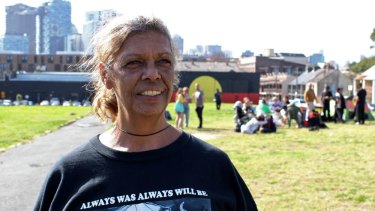 Charged with assault: Tent embassy founder Jenny Munro.