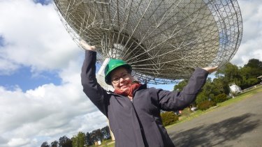 Emily Petroff, at the Parkes radio telescope, has identified the source of mysterious radio bursts – the early opening of microwave ovens.