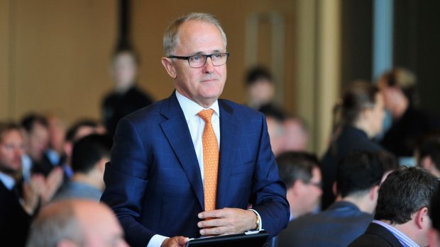 Communications Minister Malcolm Turnbull in Adelaide on Wednesday.