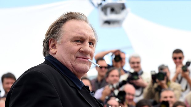 Big ... Gerard Depardieu at the Cannes Film Festival,