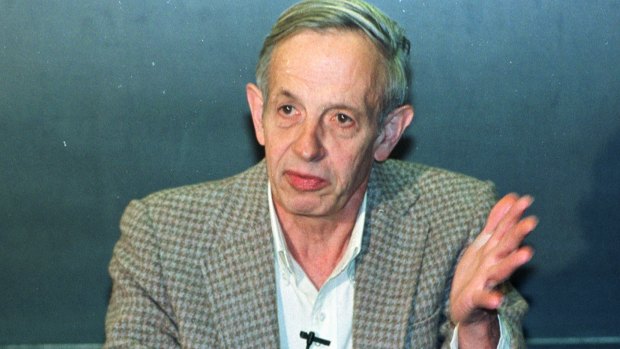 John Nash at Princeton University in 1994.