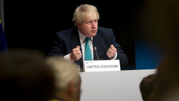 British Foreign Secretary Boris Johnson cancelled plans to visit Moscow this week.