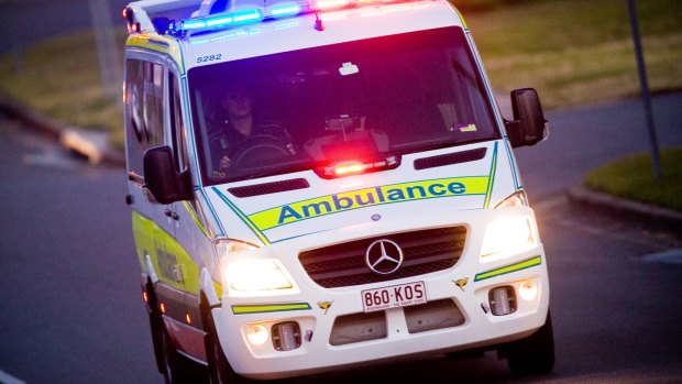 An elderly woman has died at the scene of a two car crash north of Bundaberg.