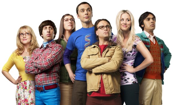 The cast of <i> The Big Bang Theory</i>, a major success for its creator Chuck Lorre.