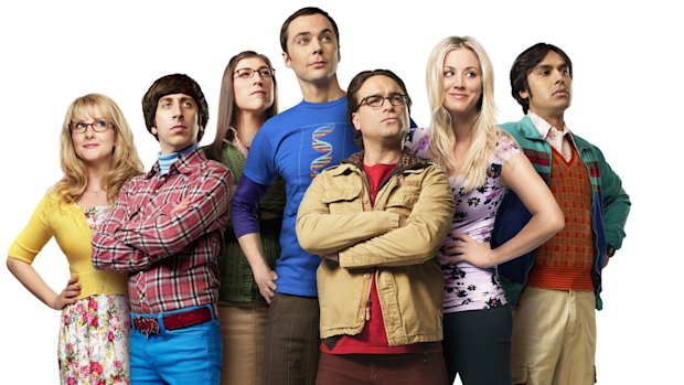 The cast of <i> The Big Bang Theory</i>, a major success for its creator Chuck Lorre.