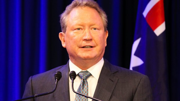 Stinging attack: Andrew Forrest describes the ARU's process to cut the Western Force a "charade".