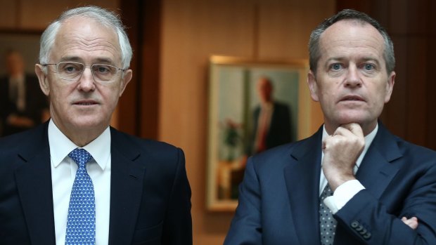 Prime Minister Malcolm Turnbull and Opposition Leader Bill Shorten, who went head-to-head in an eight-week election campaign.