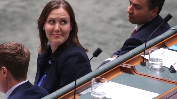 Kelly O'Dwyer, Minister for Small Business and Assistant Treasurer, in the chamber.