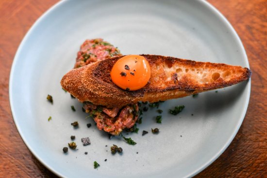 Steak tartare at Bistro Sousou in Gertrude Street.