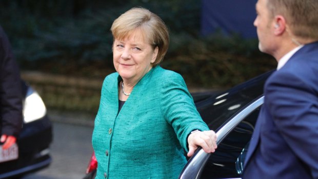 'There are still a lot of problems to solve': German Chancellor Angela Merkel.