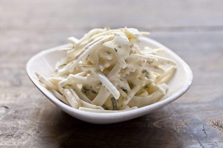 Fennel and celeriac remoulade. 