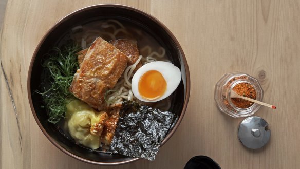 The ramen lunch special at Supernormal in Melbourne.