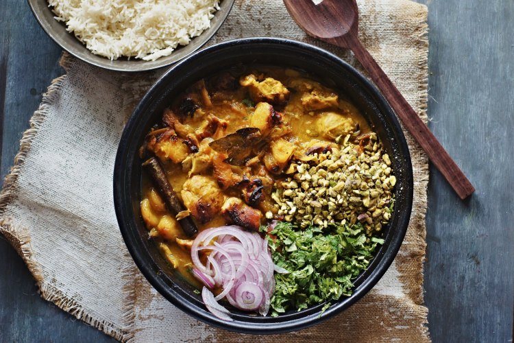 Apricot chicken casserole. 