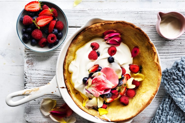 Helen Goh's Dutch Baby Pancake recipe for Mother's Day.