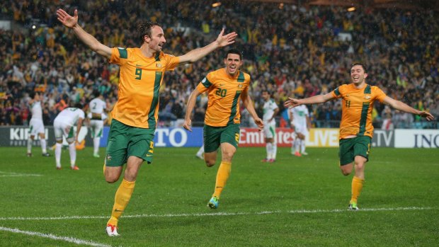 Returning home: Socceroo Josh Kennedy could return to the A-League in the new year.