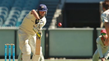 Rob Quiney made an unbeaten 85 in Victoria's second innings.