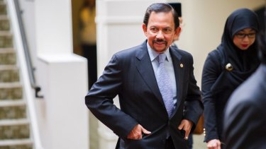 The Sultan of Brunei, Hassanal Bolkiah.