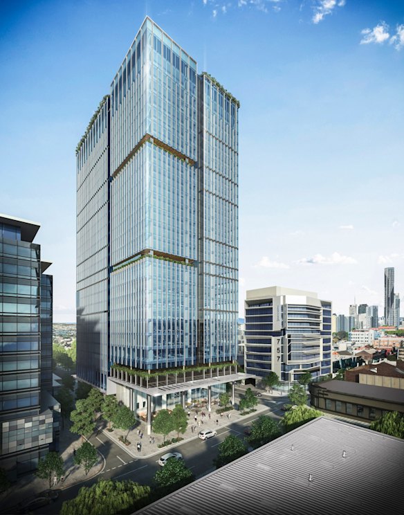 A design image submitted as part of a development application for 801 Ann Street, Fortitude Valley