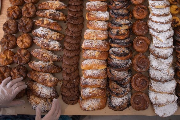 A selection of Zelda Bakery's kosher pastries.