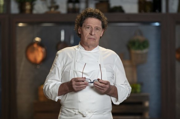 Marco Pierre White perfects his withering stare.