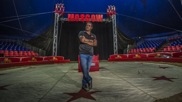 Brazilian-born Great Moscow Circus frontman Rafael Nino jnr, aka Nino the Clown, is a sixth-generation circus performer.