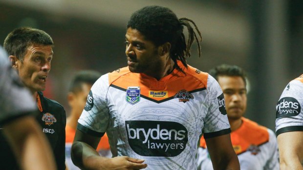 Back in the game: Jamal Idris in his comeback match with the Tigers in February.