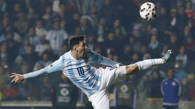 Flying high: Lionel Messi's Argentina have moved to the top of FIFA's rankings.