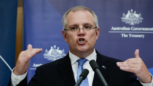 Treasurer Scott Morrison delivers the mid-year economic and fiscal outlook on Monday.