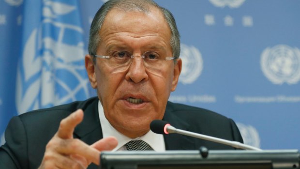 Not afraid to use foul language: Russian Foreign Minister Sergey Lavrov.