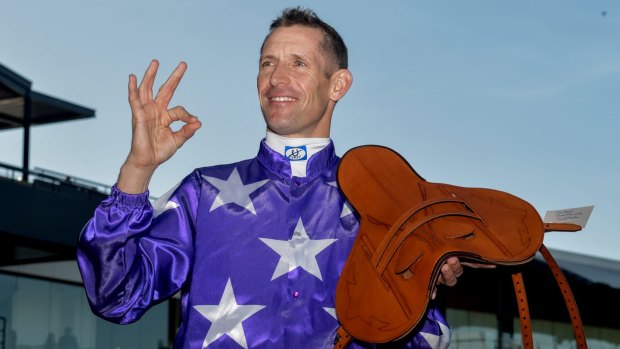 Little extra: Hugh Bowman revealed his premiership prod came via a swipe from a Melbourne Cup-winning owner.