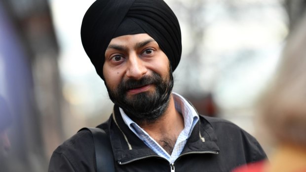 Sagardeep Singh Arora is challenging Melton Christian College's decision not to enrol his son unless he agrees not to wear his patka, a Sikh head covering.
