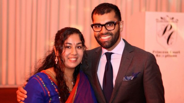 Tarang Chawla with his sister, Nikita.