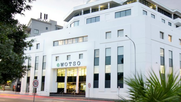 WOTSO offices at 55 Pyrmont Bridge Road, formerly the Fox Sports building.