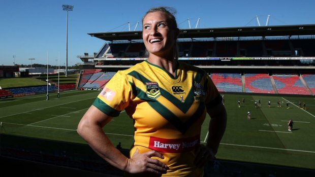 Honoured: Ruan Sims has been named Jillaroos co-captain for the World Cup.