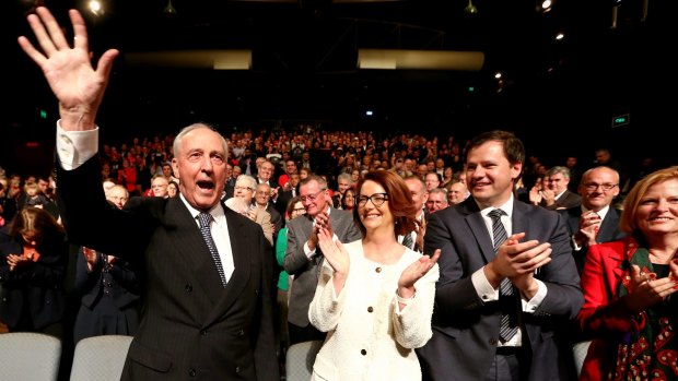 Paul Keating at Labor's campaign launch in western Sydney.