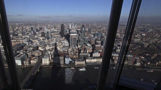 A view of London from 'The View From The Shard.