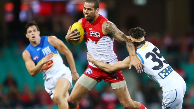 Lance Franklin played against the Suns a day after having an epileptic seizure.
