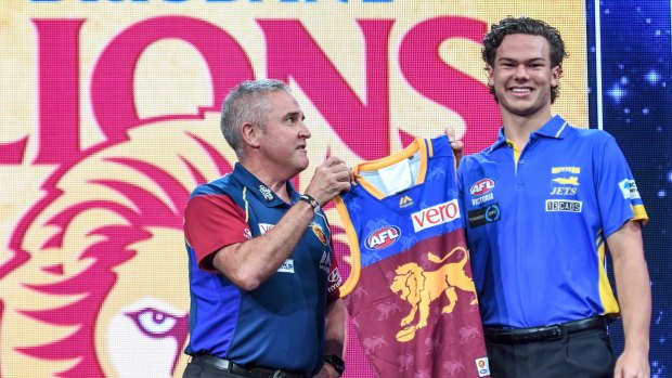 AFL No.1 draft pick Cameron Rayner is pumped to be a Lion. 