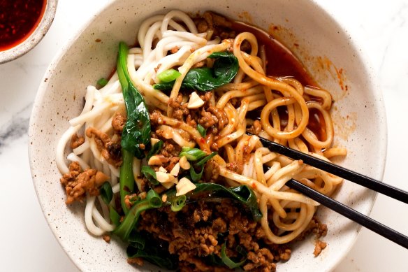 Slurp to it: Sichuan dan dan noodles.