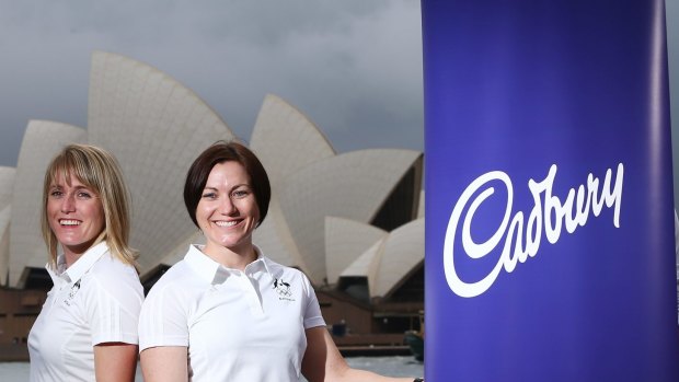 Olympic athletes Sally Pearson and Anna Meares are ambassadors for Cadbury's partnership with the Australian Olympic Team. 