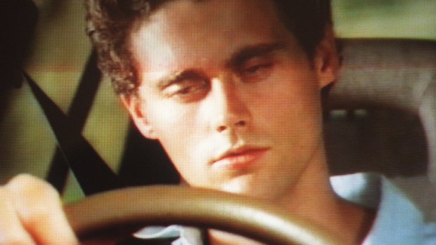 A sleepy driver in an Easter road safety advertisement. Greg Harper's "Bloody idiot" commercial was the first in decades of campaigns by the TAC.