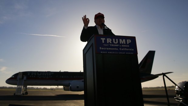 Republican presidential candidate Donald Trump brings a shadow to GOP.