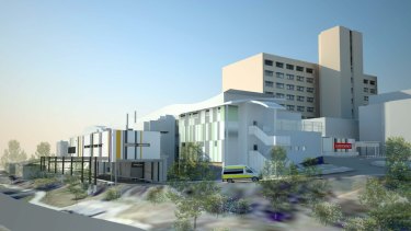 Artist impressions of the new emergency department at the Canberra Hospital.
