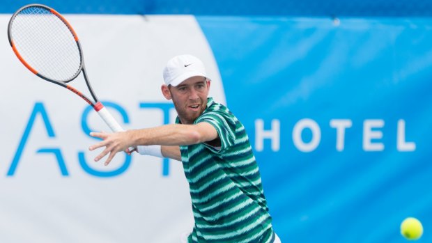 Dudi Sela faces Jan-Lennard Struff in the Canberra Challenger final on Saturday. 